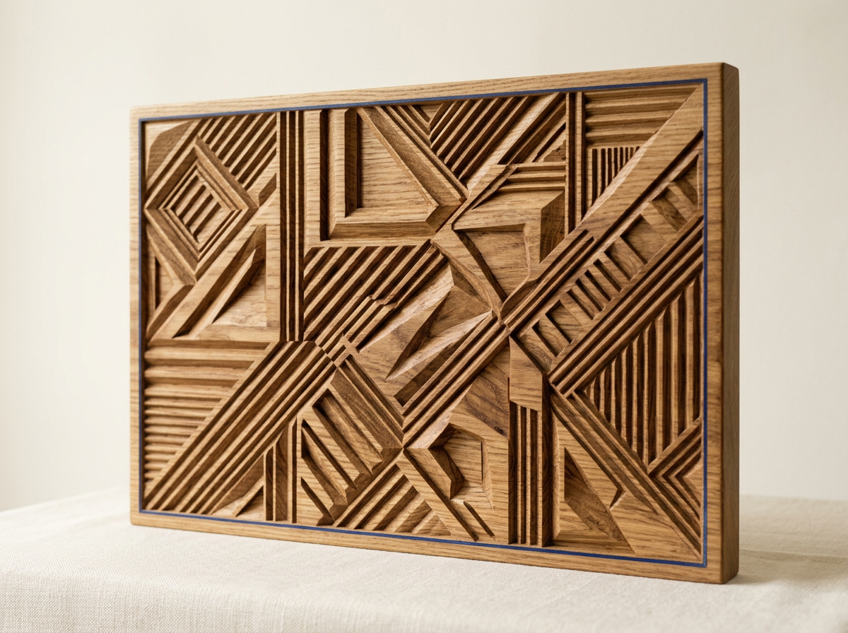 Grawerowany panel dekoracyjny